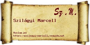 Szilágyi Marcell névjegykártya